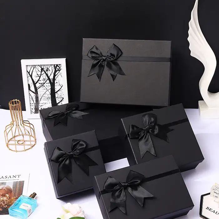 black gift boxes wholesale