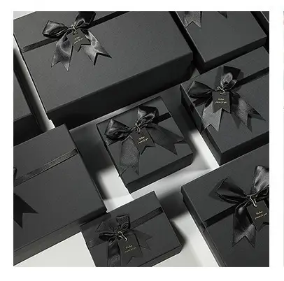 black gift boxes bulk