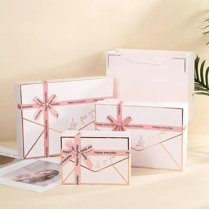 pink christmas gift box