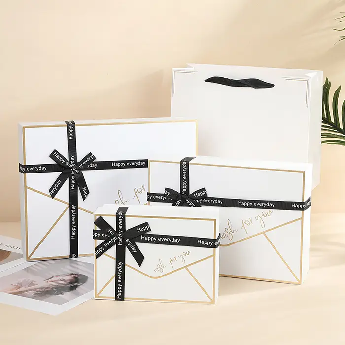 white christmas gift boxes
