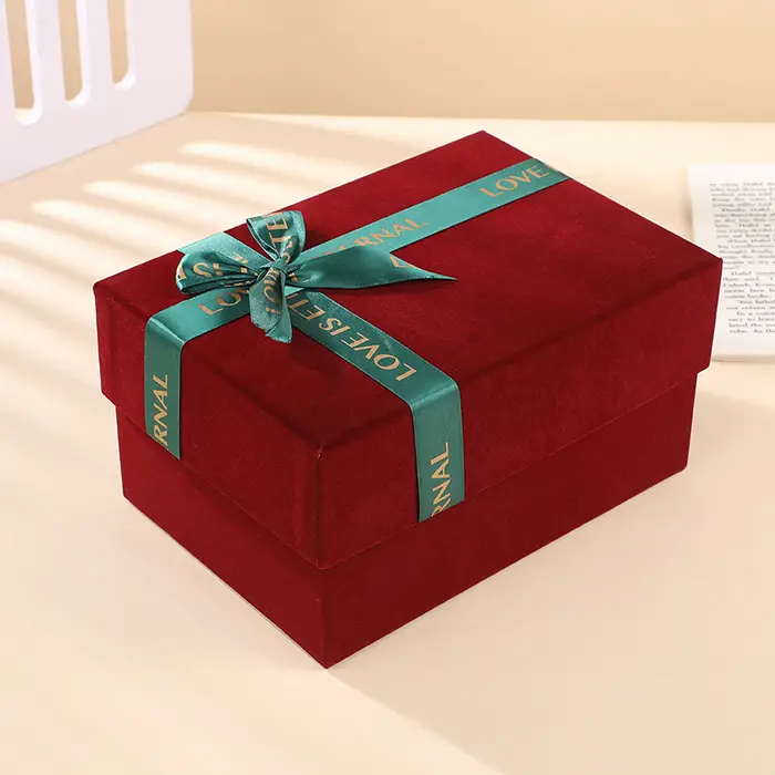 large velvet gift box