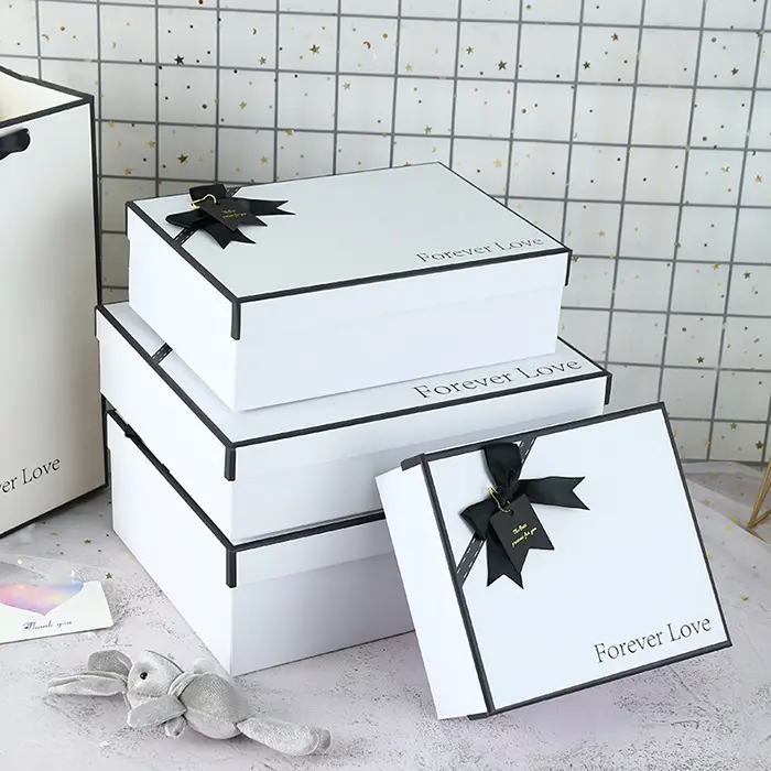 black and white gift box