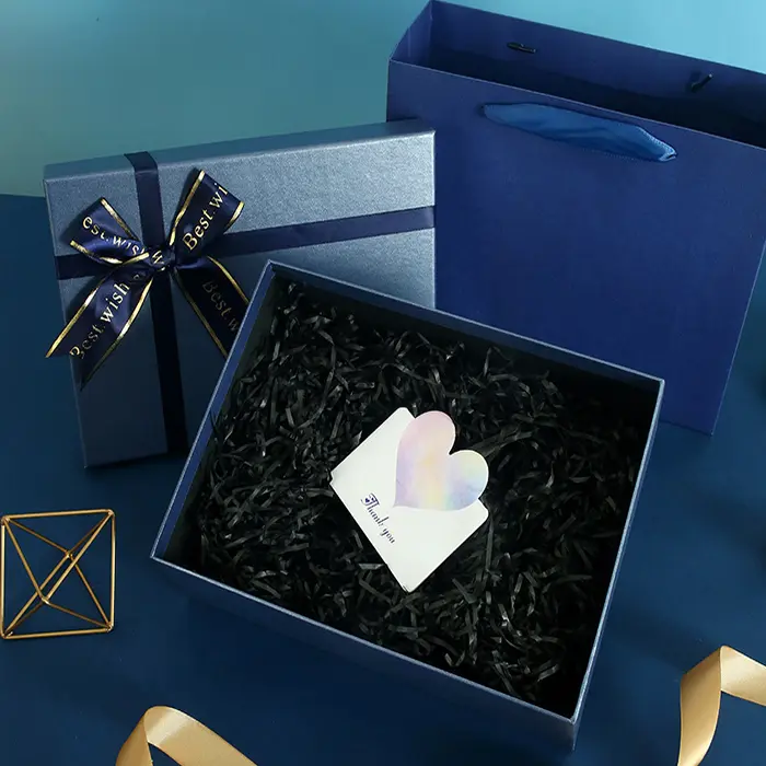 pink and blue gift boxes​