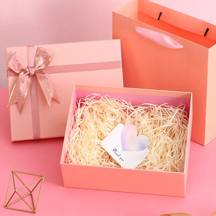 pink gift boxes wholesale