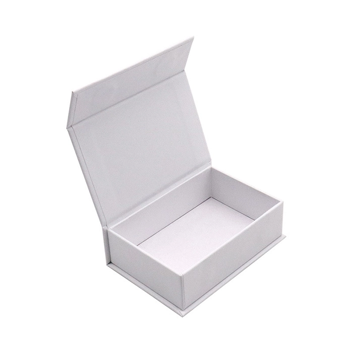 White Magnetic Gift Box Flip Cover Box
