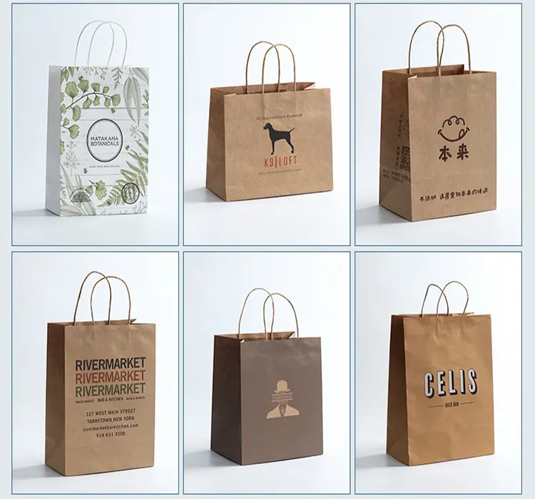 custom kraft paper bags