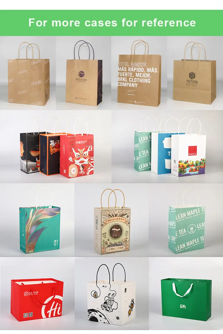 printed kraft paper bags
