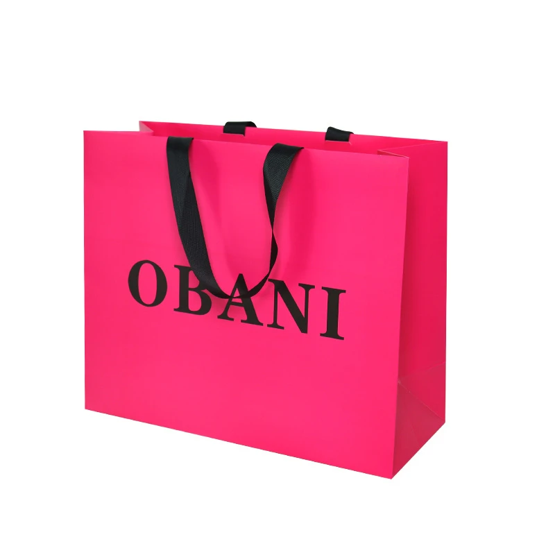 custom coloured paper gift bags with handles​