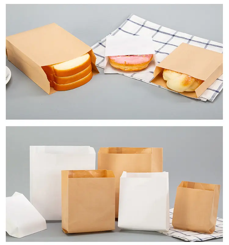 kraft food paper bag