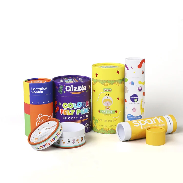 Custom Cardboard Tube Packaging Paper Box