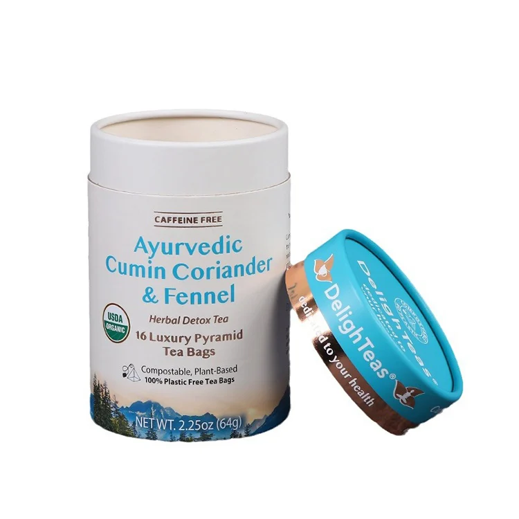tea tube packaging