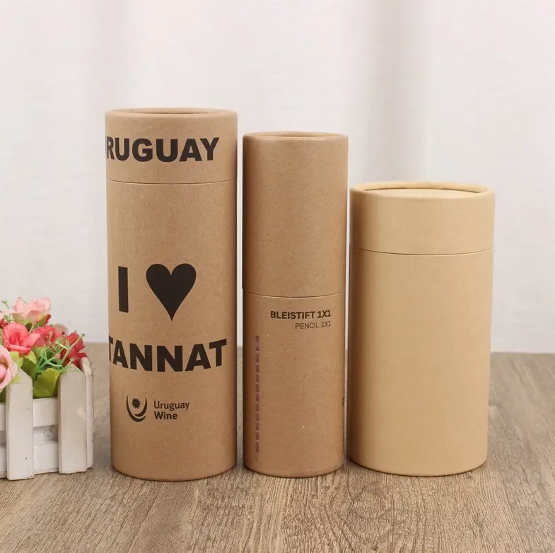 Kraft Paper Cans Packaging Custom Circular Packaging Tube