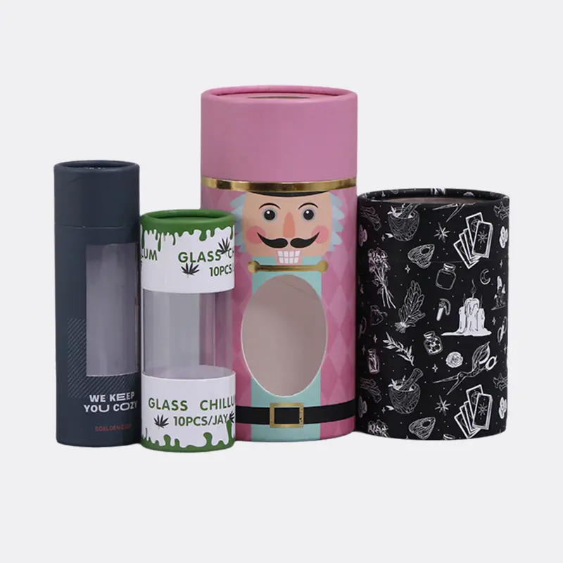 Paper Tubes Packaging​ with PVC Window Opening