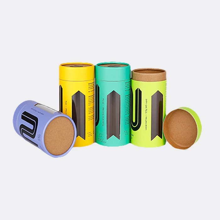 tube packaging with window tamper evident